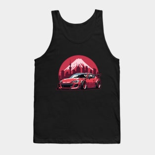 BRZ Car Art - Widebody Modified Stance JDM Car Tank Top